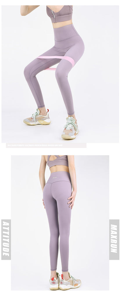Maxrun Plus Size High Waist Workout Pants – Hip Lifting and Belly Control Fitness Leggings