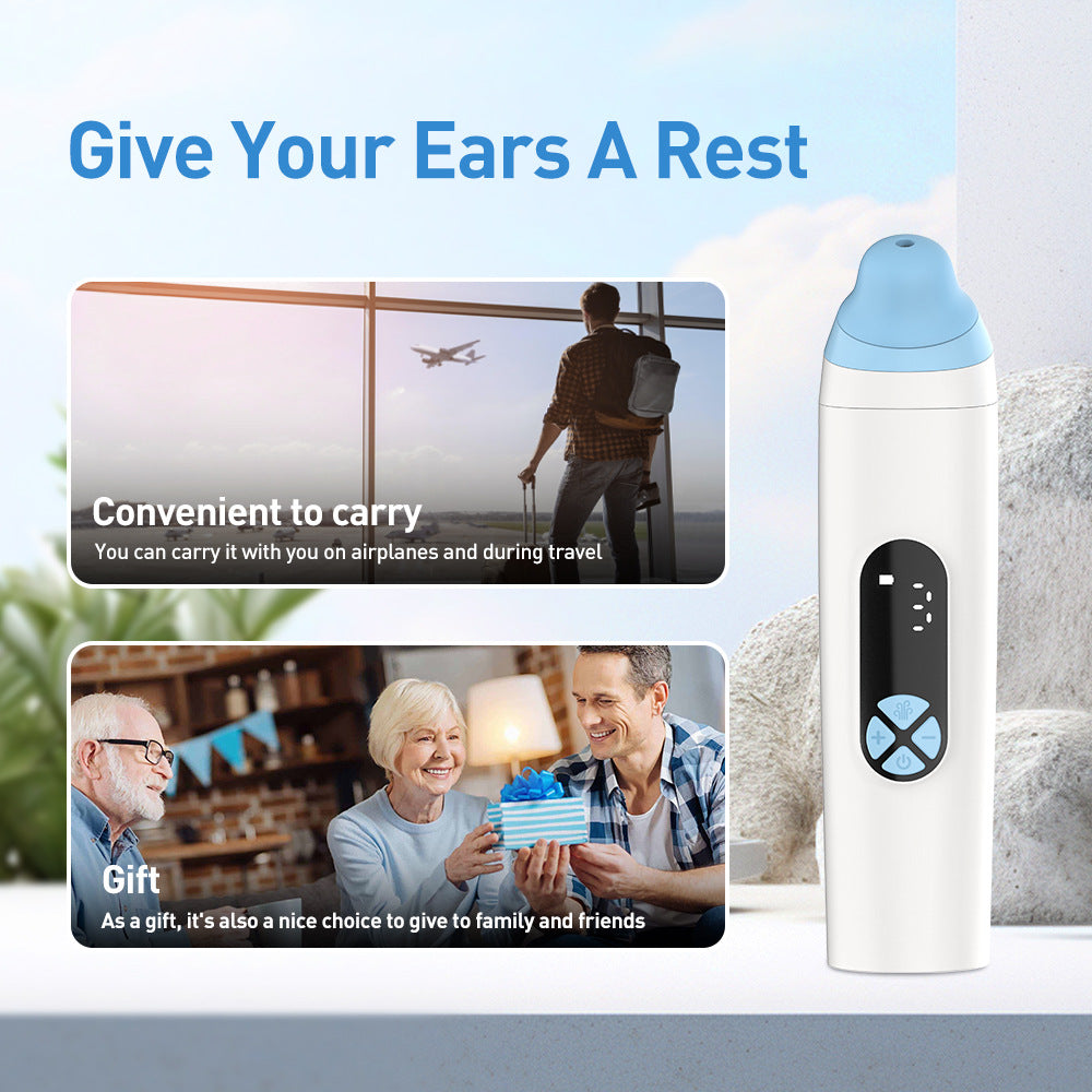 Ear Pressure Relief Device – Eustachian Tube Unblocker with 3-Speed Adjustment for Tinnitus, Ear Blockage, and Dizziness Relief