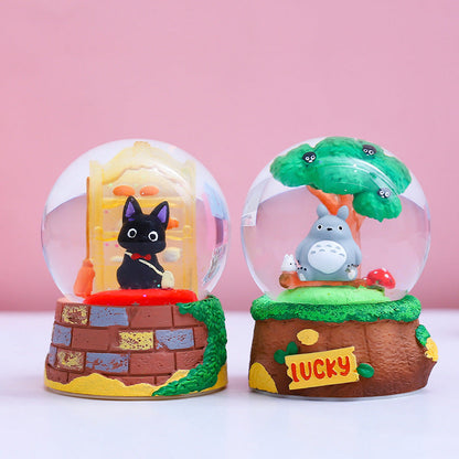 Hayao Miyazaki Forest Elf Crystal Ball Blind Box | Cute Luminous Desktop Ornament Toy