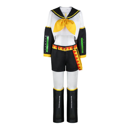 Anime Rin & Len Cosplay Costume — Kagamine JK Uniform for Halloween, Comic Con & Cosplay Outfits
