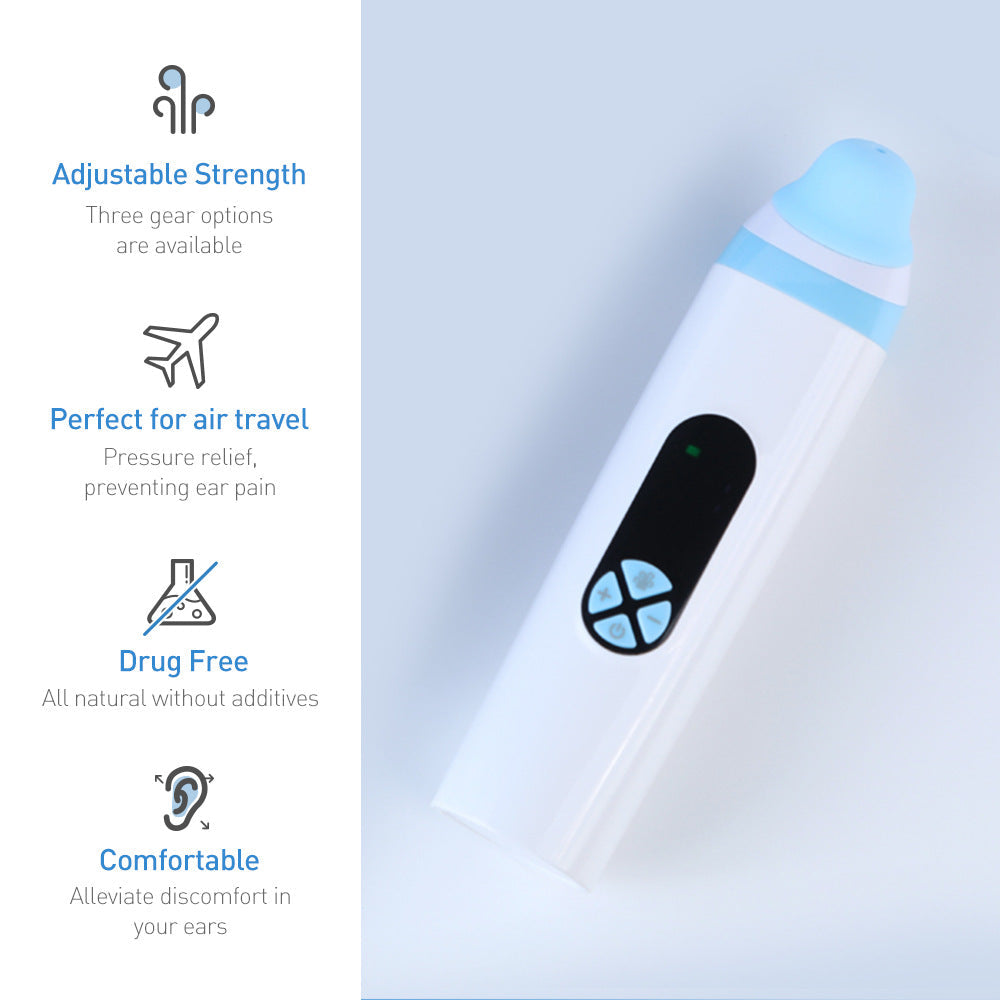 Ear Pressure Relief Device – Eustachian Tube Unblocker with 3-Speed Adjustment for Tinnitus, Ear Blockage, and Dizziness Relief
