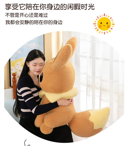 Pokemon Eevee Soft Hug Plush Doll – Vaporeon, Flareon, Jolteon Eeveelution Stuffed Toy Gift for Kids & Fans