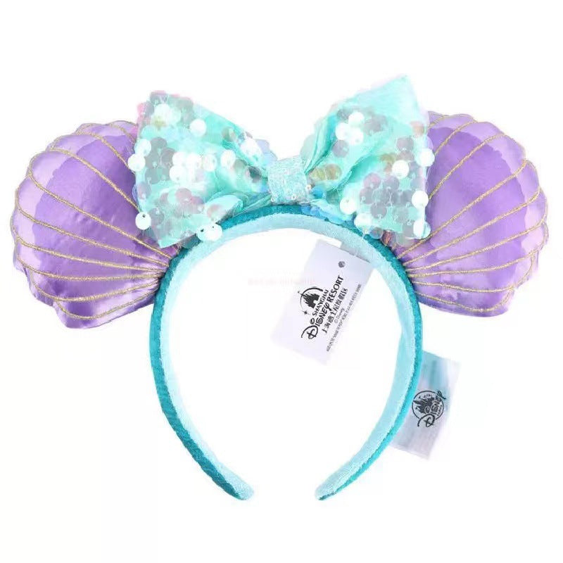 Labubu Sitting Party Plush Headband – Kawaii Hair Band Toy Decoration & Gift with Labubu2 Clothes   1/2