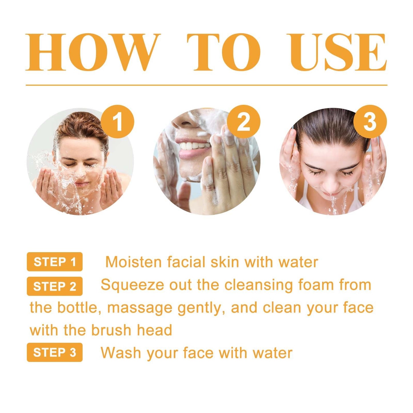Turmeric Face Cleanser – Anti-Acne, Oil Control & Blackhead Remover, Brightening & Rejuvenating Face Wash Foam