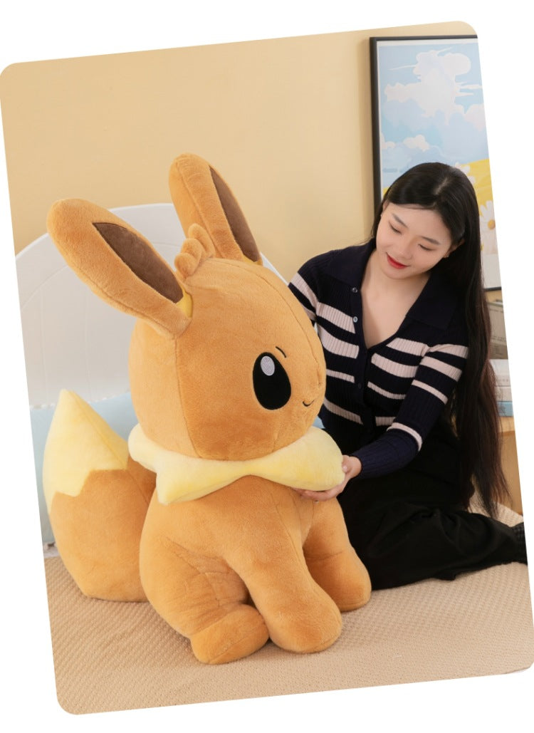Pokemon Eevee Soft Hug Plush Doll – Vaporeon, Flareon, Jolteon Eeveelution Stuffed Toy Gift for Kids & Fans