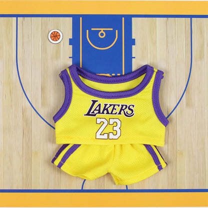 17cm Mini Plush Doll Clothing - Basketball Player Outfit for Idol Dolls & Accessories