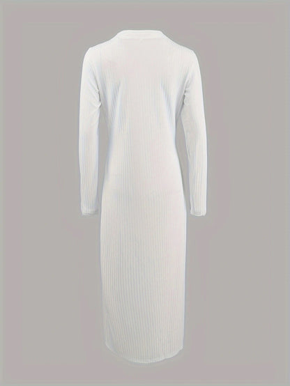 2023 Fashion Women's Button Long Striped Coat – Thin Open Dress for a Stylish Look