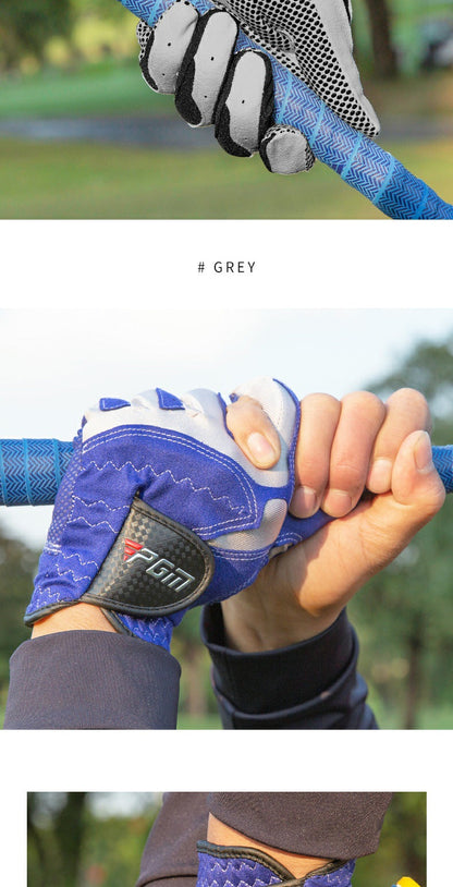 PGM Professional Golf Gloves – Breathable Microfiber, Non-Slip, Perfect for Club Swing & Putting Training