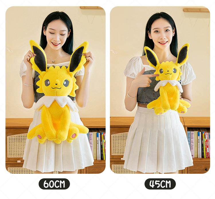 Pokemon Eevee Soft Hug Plush Doll – Vaporeon, Flareon, Jolteon Eeveelution Stuffed Toy Gift for Kids & Fans