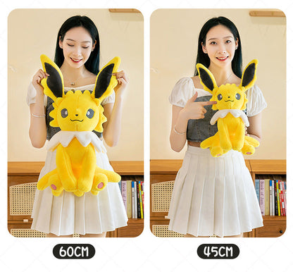 Pokemon Eevee Soft Hug Plush Doll – Vaporeon, Flareon, Jolteon Eeveelution Stuffed Toy Gift for Kids & Fans