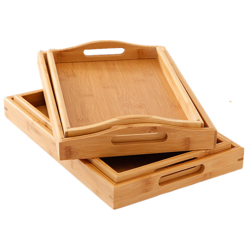 Rectangular Bamboo Tray – Household, Restaurant & Hotel Satchel Serving Tray