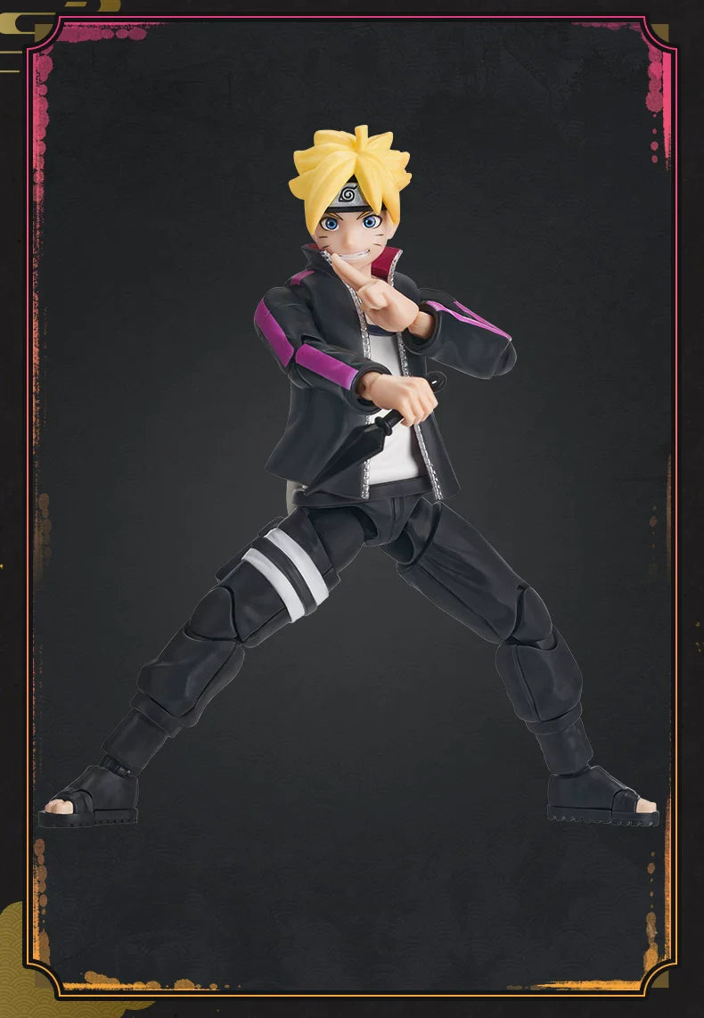 Blokees Naruto Action Figures — Uzumaki Boruto & Naruto Kurama Model Kits, Champion-Class Anime Toys & Collectible Gift Ornaments