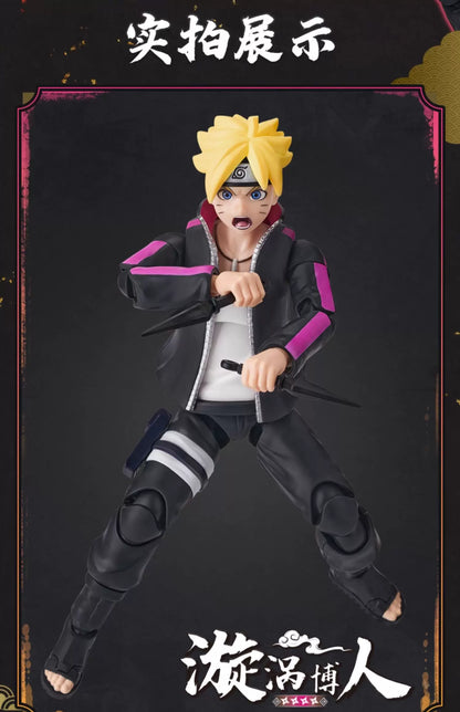 Blokees Naruto Action Figures — Uzumaki Boruto & Naruto Kurama Model Kits, Champion-Class Anime Toys & Collectible Gift Ornaments