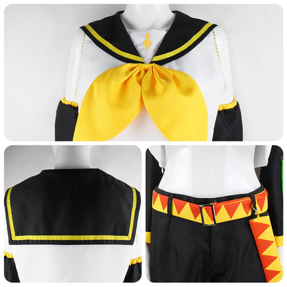 Anime Rin & Len Cosplay Costume — Kagamine JK Uniform for Halloween, Comic Con & Cosplay Outfits