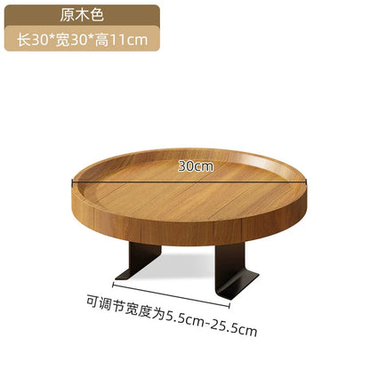 Stuck on Sofa Handrail Tray – Side Table with Feet, Tea Cup Holder & Small Apartment Coffee Table Gadget