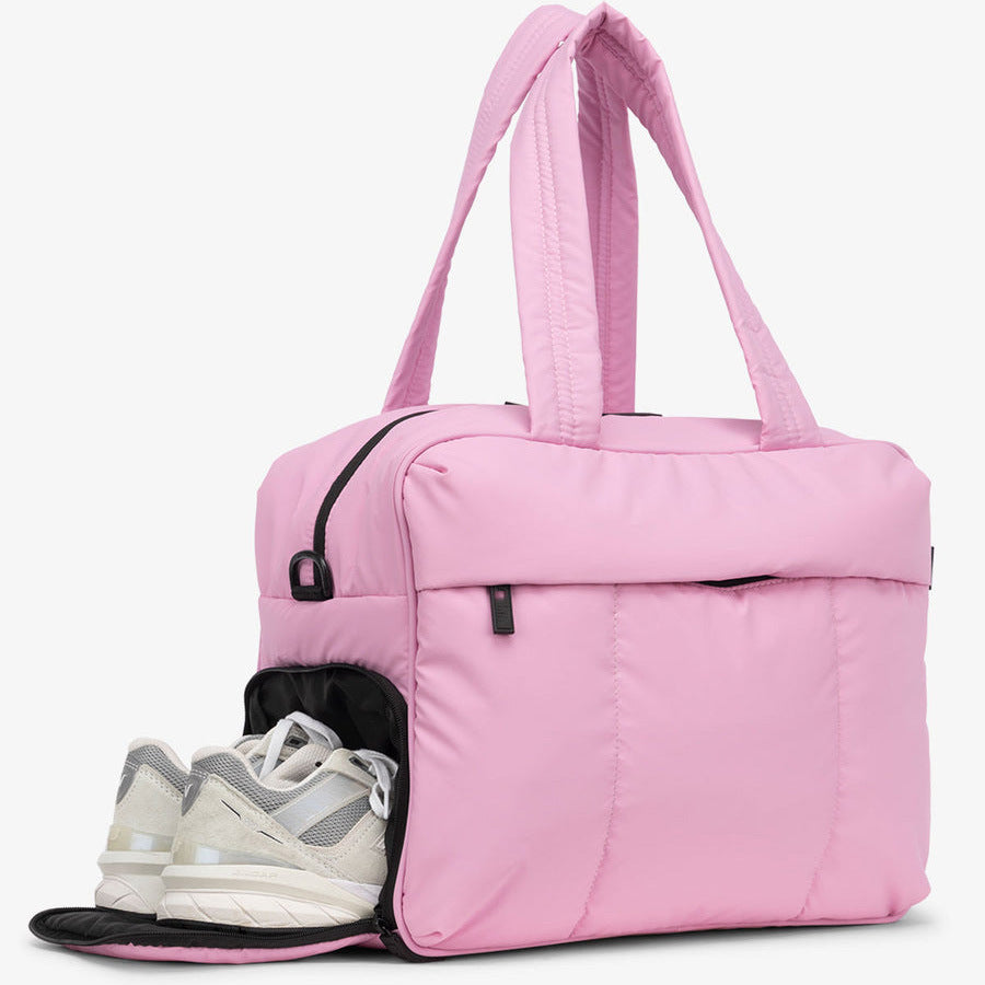 Down Duffel Bag – Large Capacity Women’s Shoulder Bag with Dry/Wet Separation, Multifunctional Travel Handbag