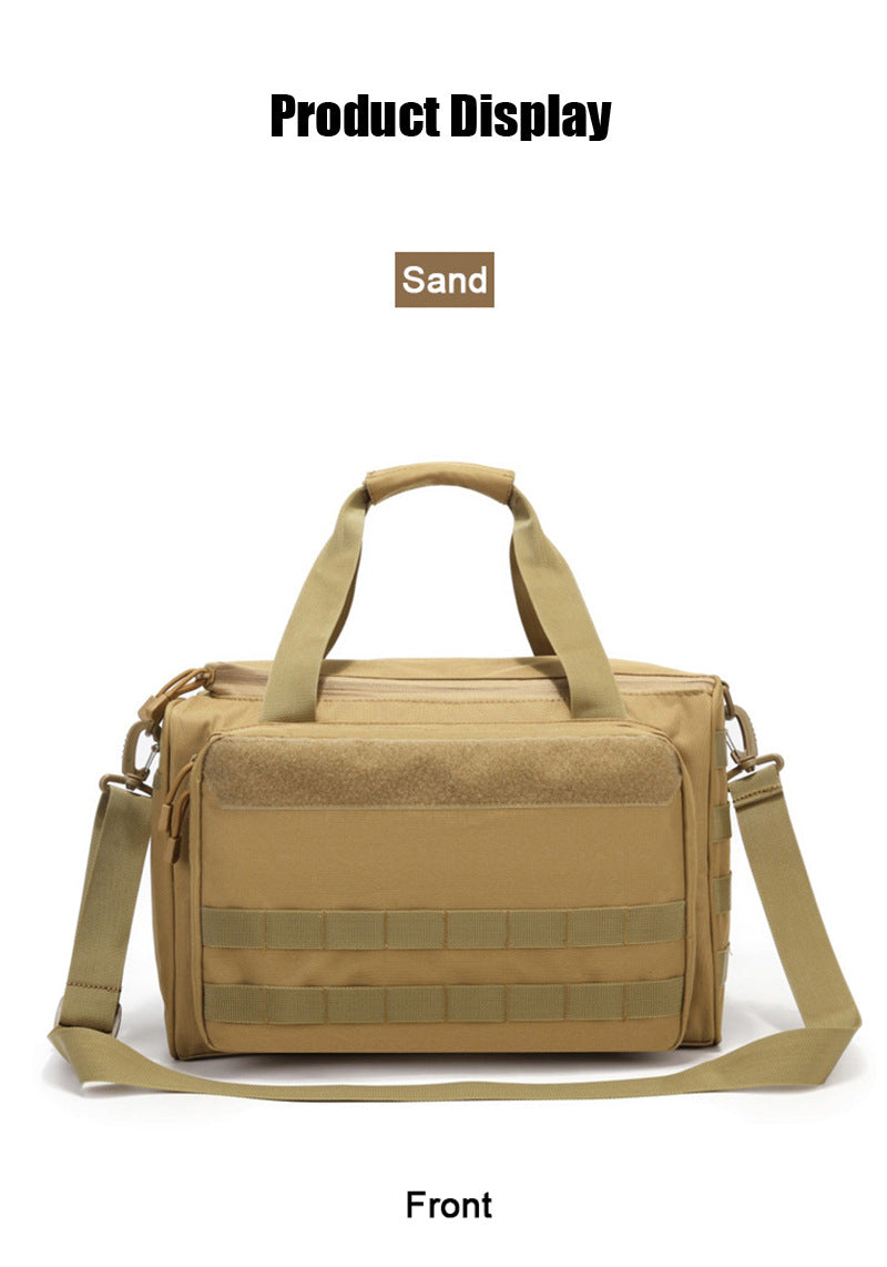 Range Bag – Outdoor Hunting & Shooting Training Molle Gun Bag, Large Capacity Handbag for Climbing, Hiking & Camping