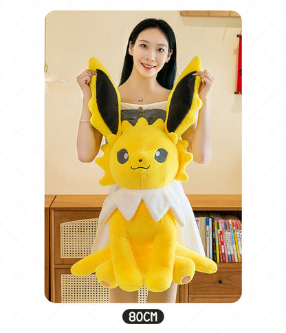 Pokemon Eevee Soft Hug Plush Doll – Vaporeon, Flareon, Jolteon Eeveelution Stuffed Toy Gift for Kids & Fans