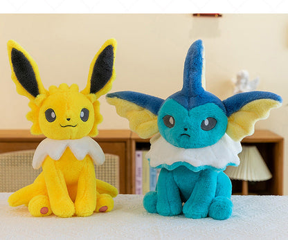 Pokemon Eevee Soft Hug Plush Doll – Vaporeon, Flareon, Jolteon Eeveelution Stuffed Toy Gift for Kids & Fans