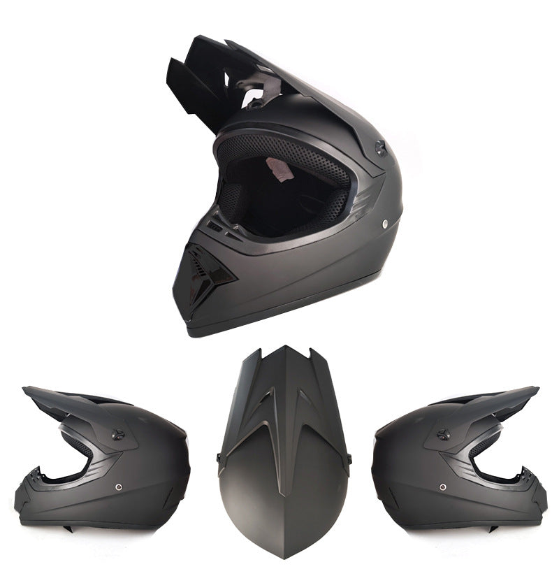 Youth & Kids Motorcycle Full Helmet - Children’s Motocross Casco Moto, Off-Road Protective Helmet with Goggles & Gloves