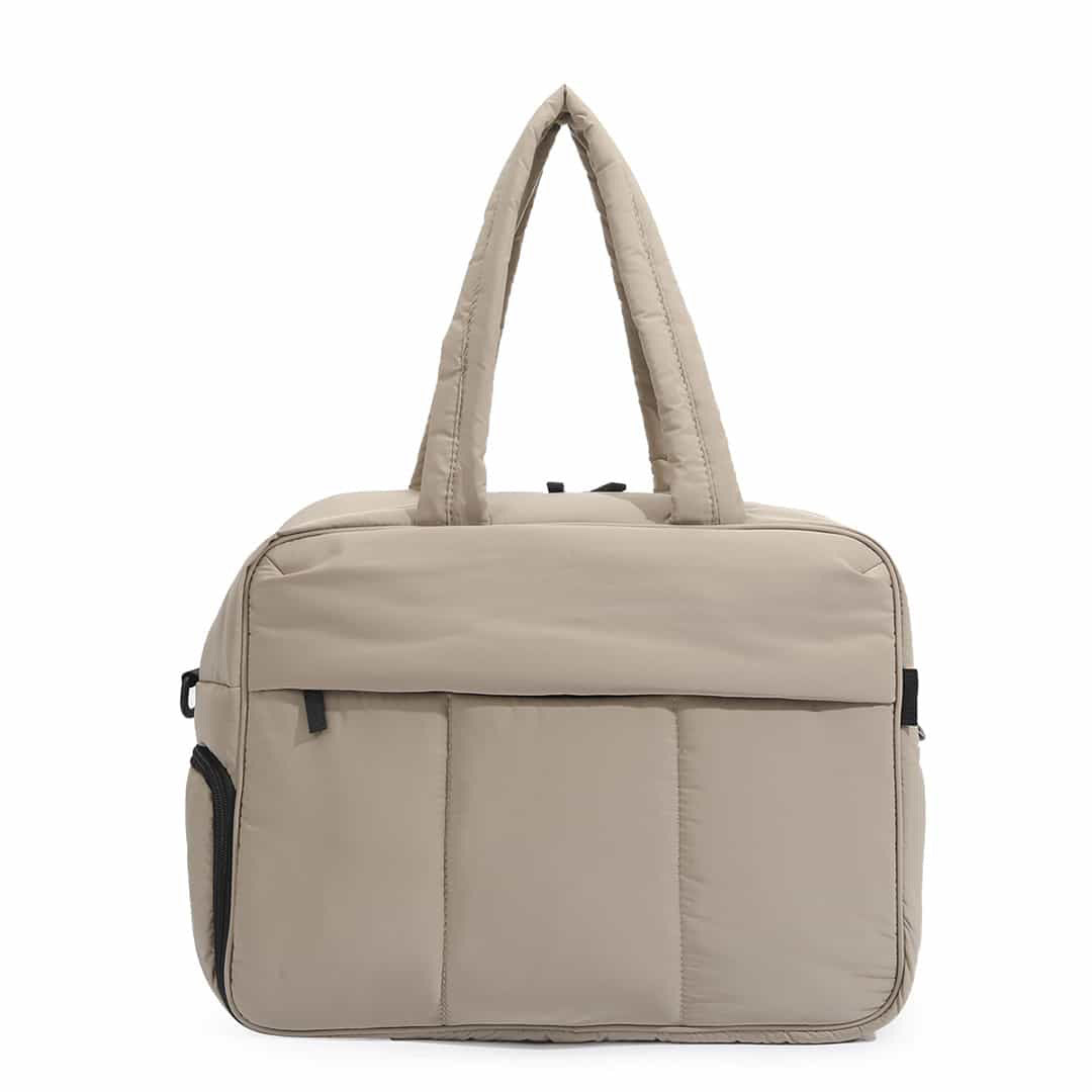 Down Duffel Bag – Large Capacity Women’s Shoulder Bag with Dry/Wet Separation, Multifunctional Travel Handbag