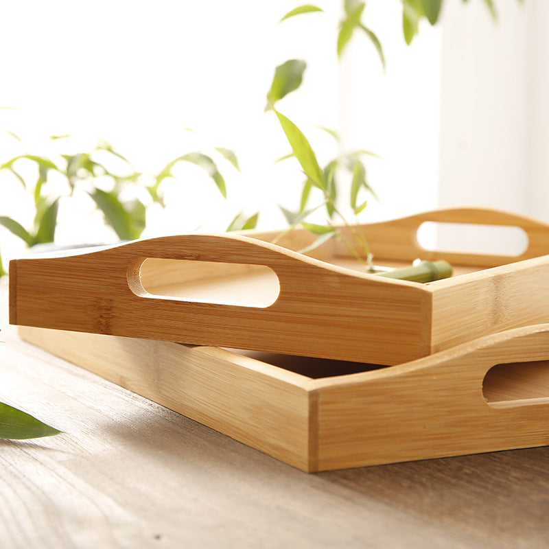 Rectangular Bamboo Tray – Household, Restaurant & Hotel Satchel Serving Tray