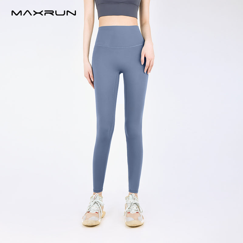 Maxrun Plus Size High Waist Workout Pants – Hip Lifting and Belly Control Fitness Leggings