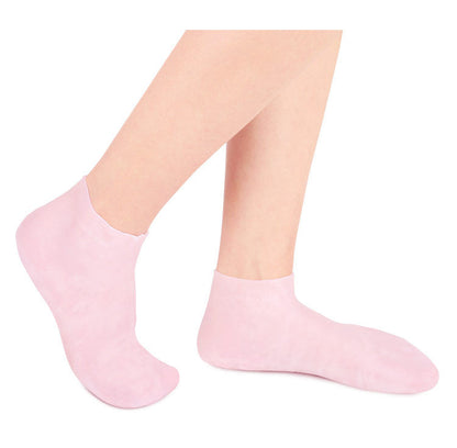 Exfoliating & Moisturizing Foot Socks – Silicone Socks for Dry, Cracked Skin, Plantar Protection & Elastic Skin Care