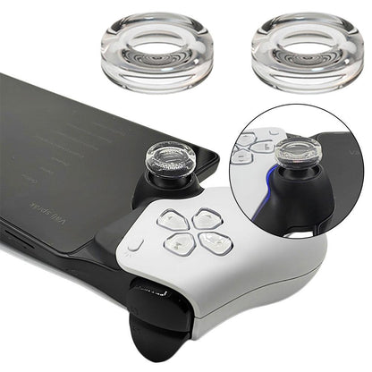 Rocker Cap for PlayStation Portal - Transparent Liquid Silicone Game Controller Cover & Thumb Grip for PS5