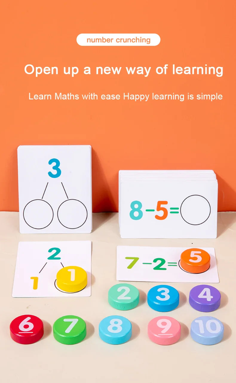 Children's Math Early Education Toy – Number Cognition & Mathematical Operations Learning Aids