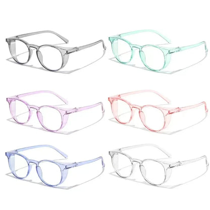 Transparent Sand-Proof Anti-Shock Biking Goggles: Blue Light Blocking Glasses for Men and Women - Protect Your Eyes with Anti-Blue Light Eyewear