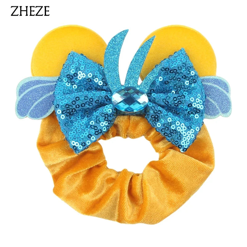 Velvet Mouse Scrunchies - Cute Elastic Ponytail Holders & Hair Accessories for Girls