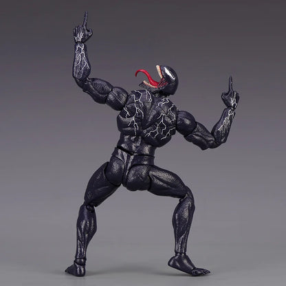 Venom Amazing Yamaguchi Action Figure — Joint Movable Face-Change Collectible Model Toy for Kids Gift