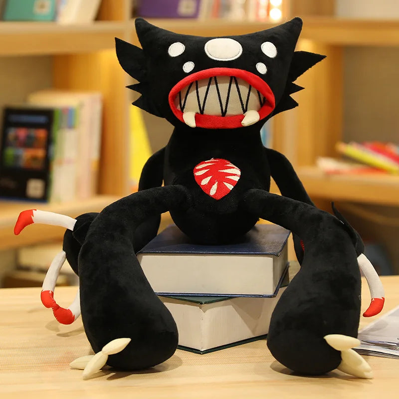 Soft Black Spider Plush Toy — Creative Monster Stuffed Animal Gift for Kids, Pets & Boyfriends