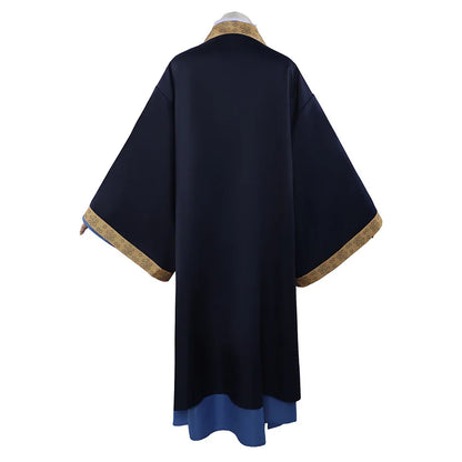 Jinshi Cosplay Apothecary Diaries Costume — Men’s Kimono Robe with Wig & Headwear for Anime Kusuriya No Hitorigoto
