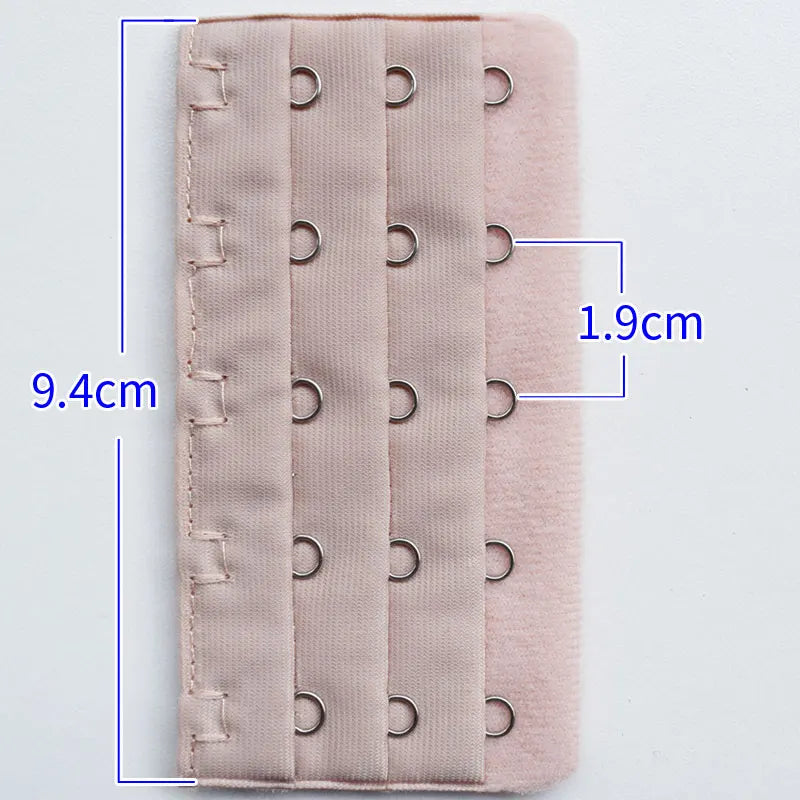 2PCS/4PCS Strap Extender Set – 3-Hook, 5-Row Adjustable Candy Color Bra Extenders for Women