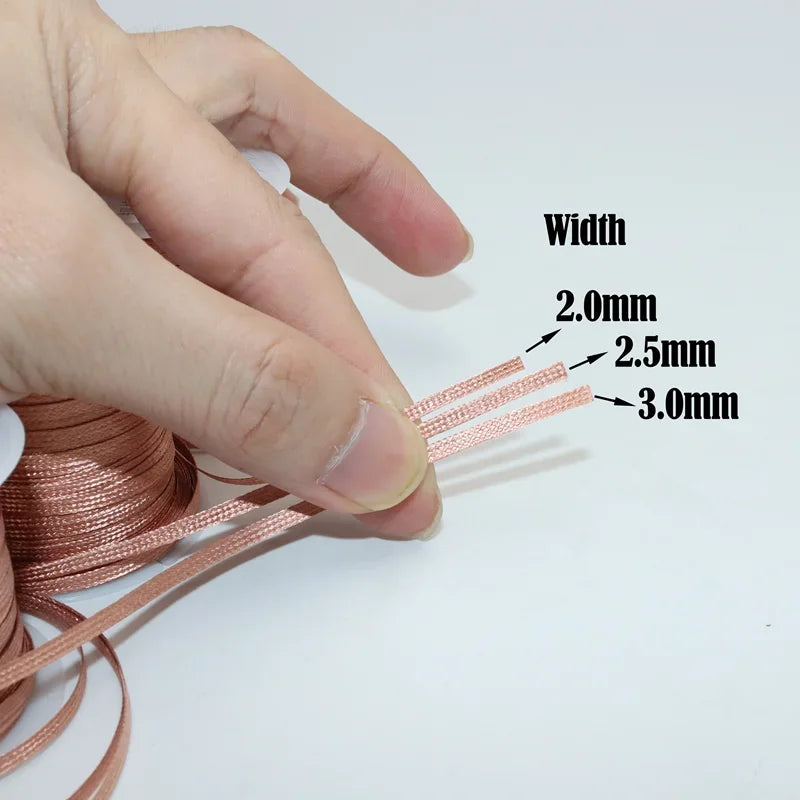 15/8M Solder Wick Desoldering Copper Braid — 2/2.5/3.0mm PCB & BGA Tin Removal Tool