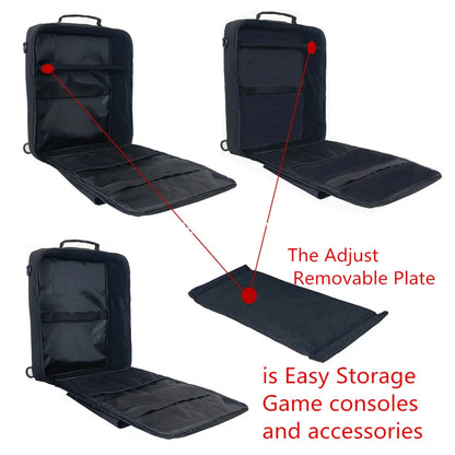 Portable PS5 Travel Carrying Case - Storage Bag, Handbag, Shoulder Bag, and Backpack for PlayStation 5 Console and Accessories