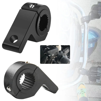 Universal Headlight Clamp Brackets Kit – 1/2pcs Tube Mount for Car, Truck, ATV & Motorcycle LED Work Lights