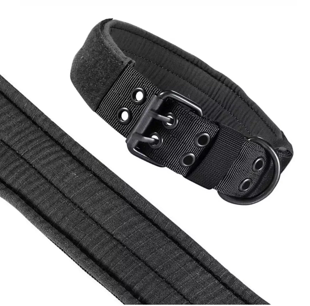 Adjustable Reflective Nylon Dog Collar – Heavy Duty Tactical Training Collar for German Shepherds