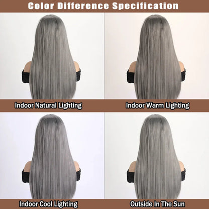 26" Long Straight Synthetic Wig – Fashion Color Wig for Women, Daily Wear, Halloween Costume, Party & Cosplay
