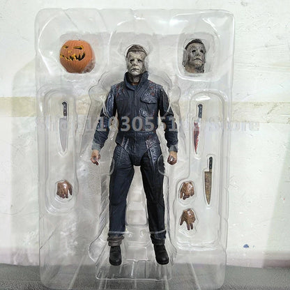 NECA Halloween II Michael Myers Action Figure – Pumpkin Kill Horror Collectible Toy