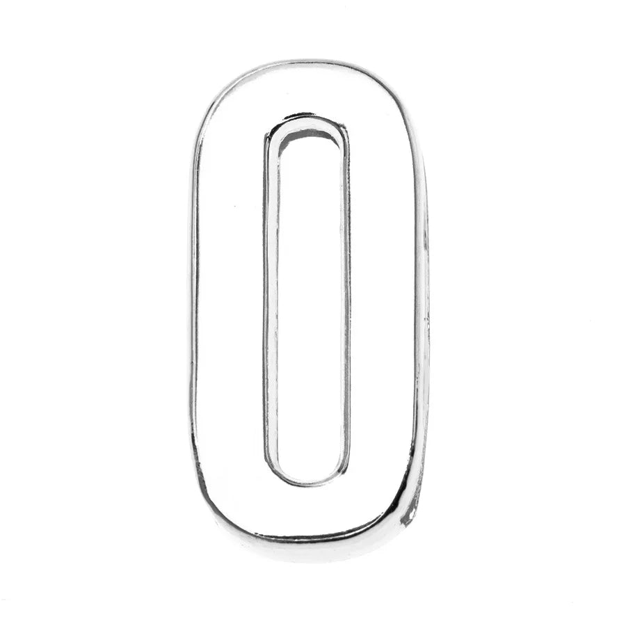 12PCS 30mm Chrome Alphabet Slide Charms A–Z – DIY Bracelet, Wristband, Pet Collar & Jewelry Making Beads