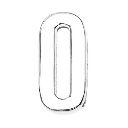 12PCS 30mm Chrome Alphabet Slide Charms A–Z – DIY Bracelet, Wristband, Pet Collar & Jewelry Making Beads