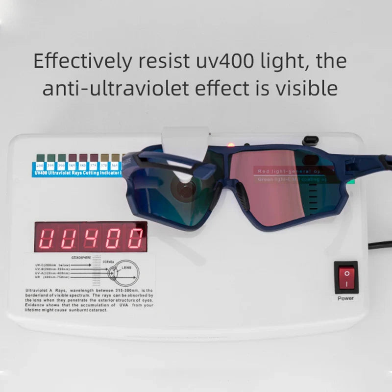 ROCKBROS MTB/Road Bike Glasses – UV400 Polarized Photochromic Cycling Eyewear