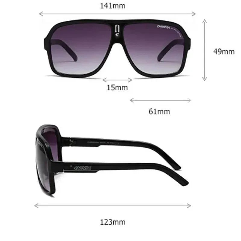 Men's Grand Prix 2/S Pilot Sunglasses — Stylish UV Protection Eyewear