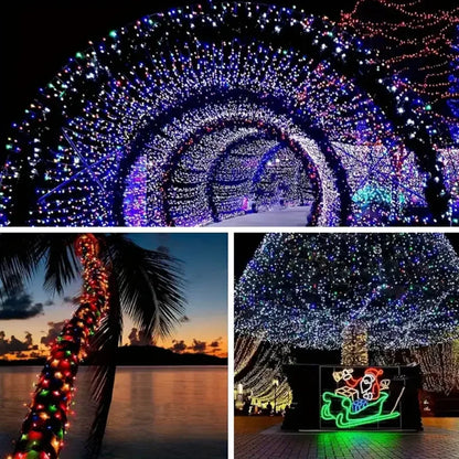 Solar LED String Lights - 8-Mode Waterproof Fairy Lights for Gardens, Weddings, Parties & Outdoor Decor