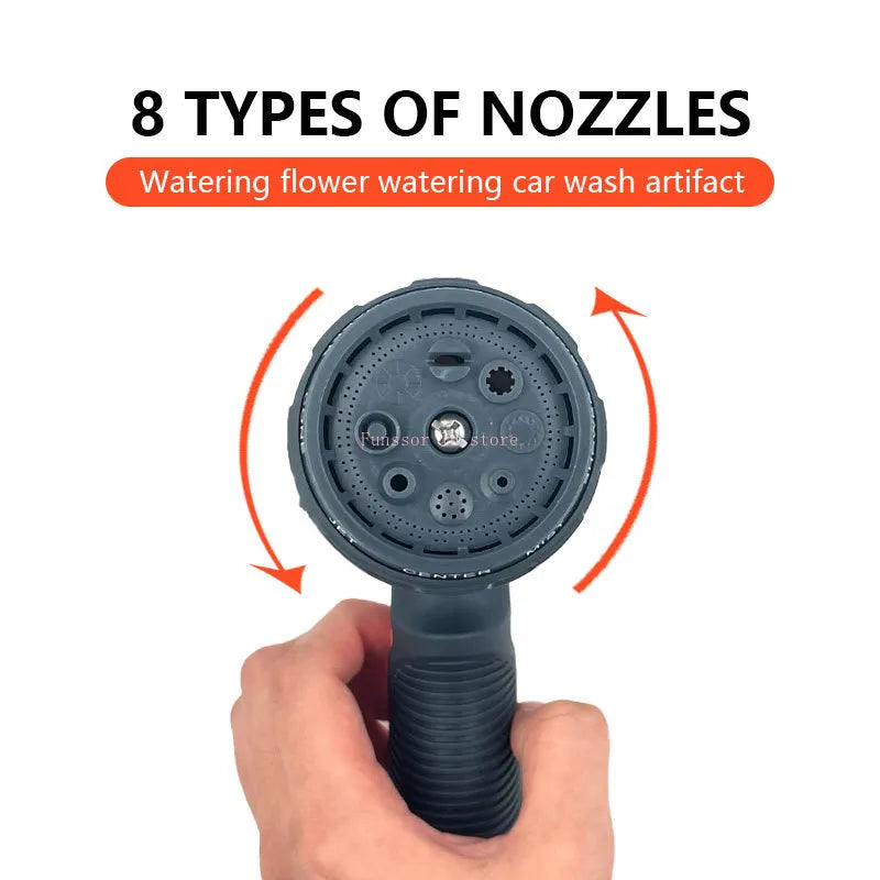 Multi-Function Hand-Held Hose Sprinkle Nozzle - High-Pressure Durable Tools for Lawn Watering, Car Wash, and Garden