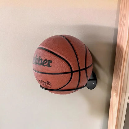 Iron Basketball, Football & Volleyball Storage Rack – Wall-Mounted Household Ball Storage Rack