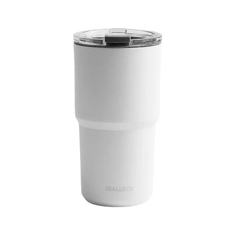 304 Stainless Steel Thermos Cup – Double-Layer Insulated Large Capacity Portable Travel Mug for Coffee & Water, Office Use